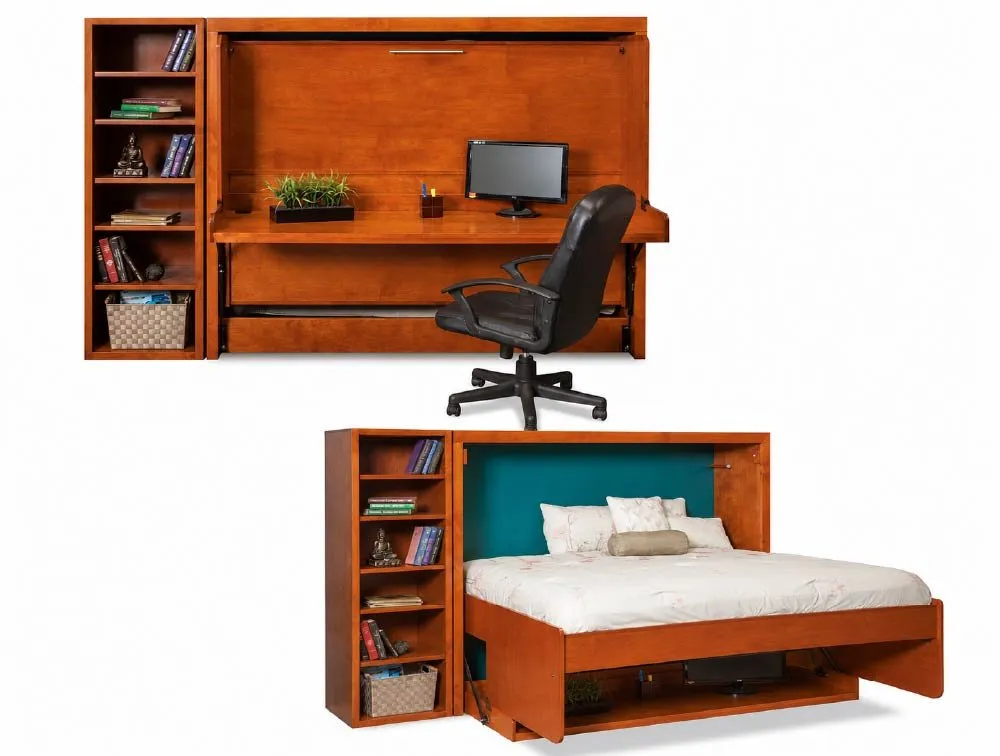 Berkley Horizontal Queen Desk Bed - Image 4