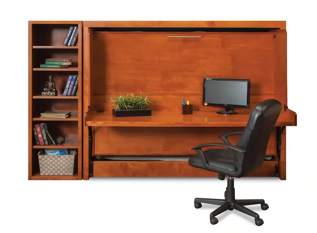 Berkley Horizontal Queen Desk Bed